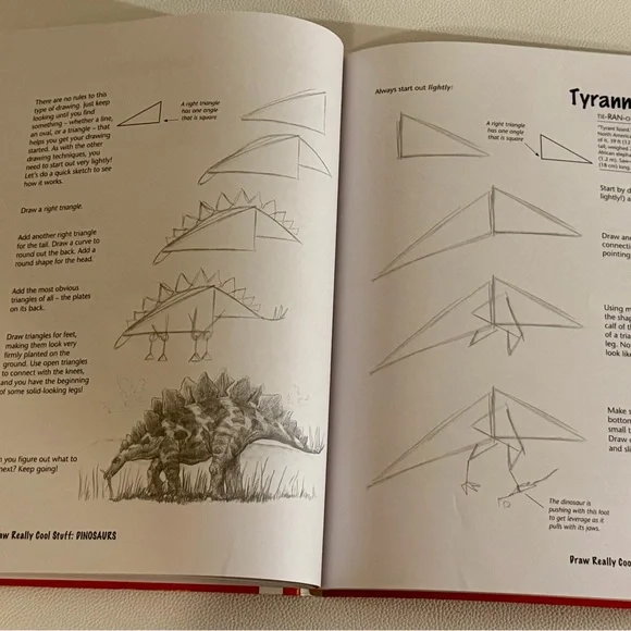 Draw Really Cool Stuff Kids Drawing Book Step by Step Hinkler Like New - Picture 7 of 16